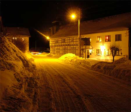 Schnee in Westhausen